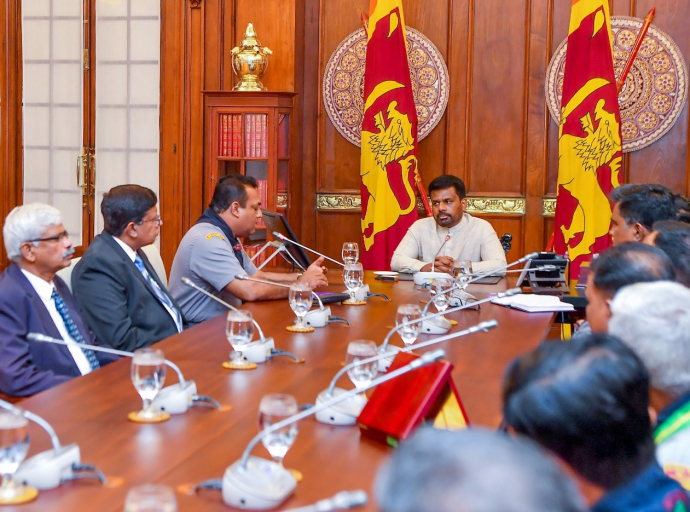 President Meets Sri Lanka Scout Association Representatives